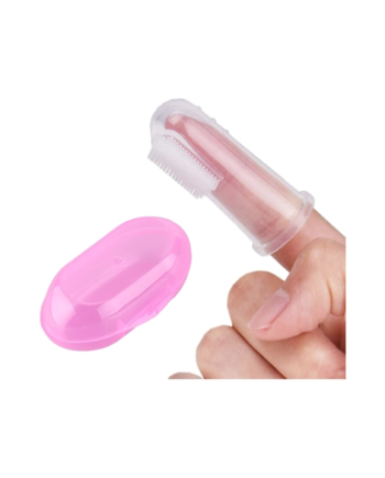 Markapet Kedi ve Köpek Parmak Diş Fırçası 5.5 cm Pembe