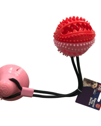 Playfull Yapışkanlı Ödül Hazneli Köpek Oyuncağı 7x9x54 Cm Pembe