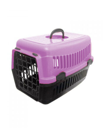 Plastik Kedi Köpek Taşıma Çantası 32,5 / 48 cm Pembe