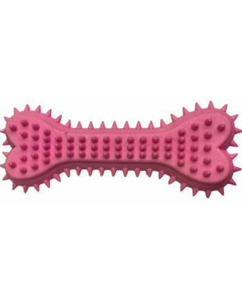 Köpek Tırtıklı Dental Oyuncak 5*15 cm Pembe