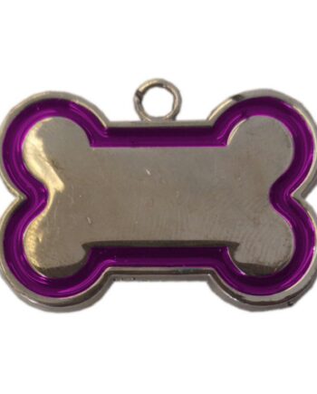 Kemik Şekilli Kedi Köpek İsimlik Aksesuar 2*3 cm Pembe