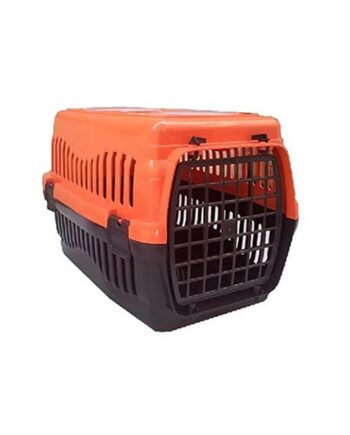 Plastik Kedi Köpek Taşıma Çantası 32,5 / 48 cm Turuncu