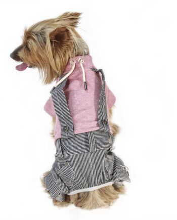 Pink Tricot Romper Köpek Tulumu Kıyafeti XXX Large