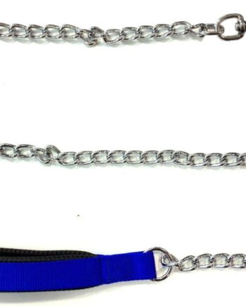 Sanlian Soft Tutmalı Köpek Gezdirme Kayışı 4*120 cm Mavi