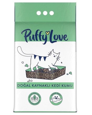 Puffy Love Doğal Kaynaklı Kedi Kumu 8 Lt