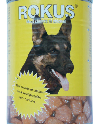 Rokus Tavuklu Parça Etli Köpek Konservesi 410 gr