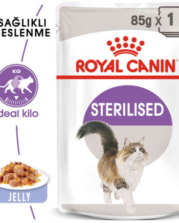 Royal Canin Pouch Jelly Sterilised Kısırlaştırılmış Yaş Kedi Maması 85 Gr