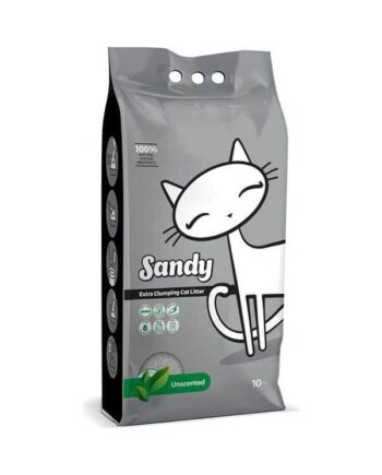Sandy Sodyum Bentonit Ultra Topaklaşan Kokusuz Doğal Kedi Kumu 10 kg