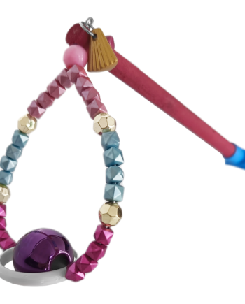 Markapet Tünekli Döner Toplu Kuş Oyuncağı 10 cm-16 cm Bordo