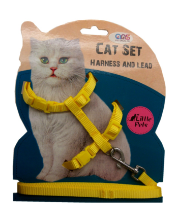 ANS Kedi Göğüs Bel Tasması Sarı