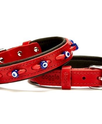 Doggie Nazar Boncuklu Küçük Köpek Boyun Tasması 2,0x45 cm Small