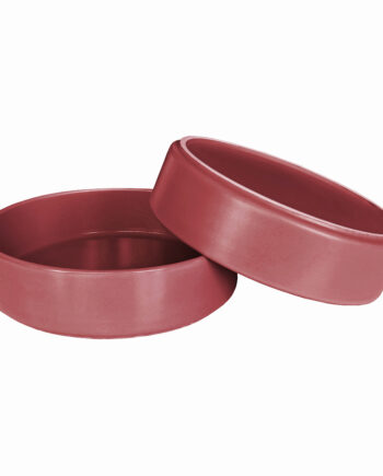 Markapet Seramik Köpek Mama Su Kabı 1400 ml 20 Cm Bordo