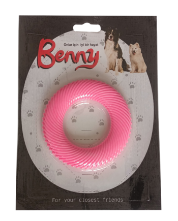 Benny Köpek Oyuncağı Yuvarlak 9,5 cm Pembe