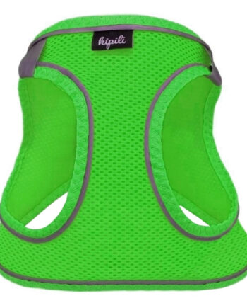 Üç Kilitli Sportif Kedi Köpek Göğüs Tasması 30-38 cm Small Yeşil