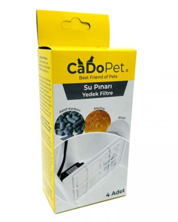 CaDo Pet Su Pınarı Yedek Kartuş Filtre 4 lü Paket