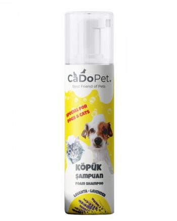 Cado Pet Lavanta Kokulu Kedi Köpek Köpük Şampuan 225 ml