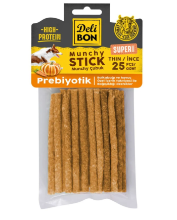 Delibon Super Munchy Çubuk Prebiyotik İnce 25 Adet