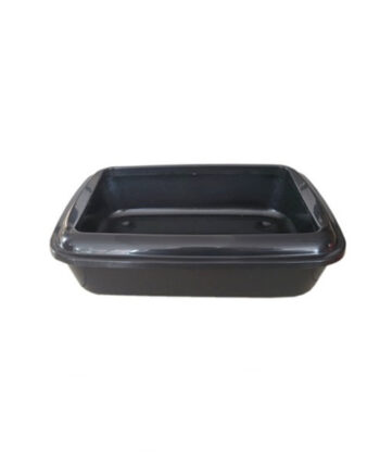 Ans Kedi Tuvalet Kabı Siyah 12*37*42 cm + Kürek Hediyeli