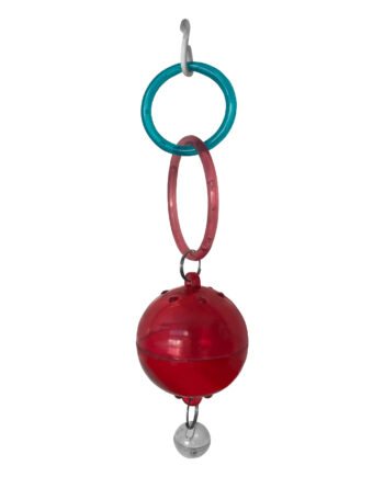 Kuş Oyuncağı Çanlı Çıngıraklı Renkli Tekli Top 5-15 cm