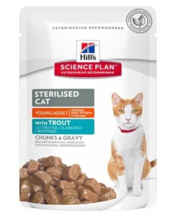 Hills Sterilised Kısırlaştırılmış Alabalıklı Kedi Konserve 85g