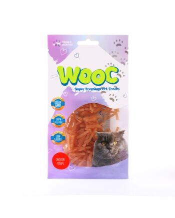Wooc Chicken Strips Doğal Et Kedi Ödül Maması 40gr