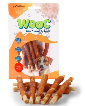 Wooc Dog Tavuk Sargılı Sütlü Stick Köpek Ödül Maması 80 gr