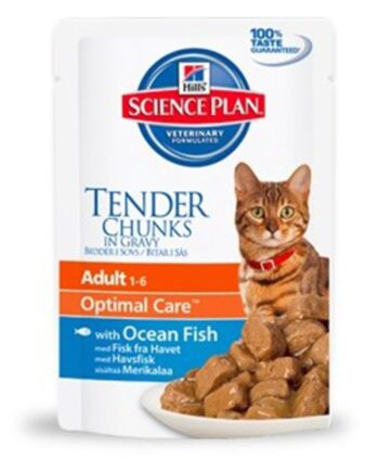 Hills Chunks In Gravy Okyanus Balıklı Konserve Kedi Maması 85 gr