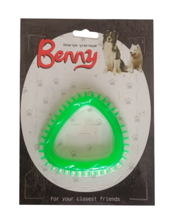 Benny Köpek Oyuncağı Üçgen 8 x 8.5 cm Yeşil