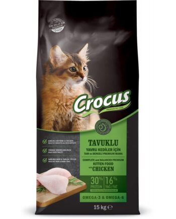 Crocus Tavuk Etli Yavru Kedi Maması 15 Kg