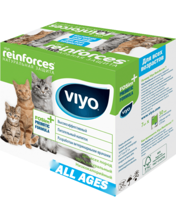 Viyo Reinforces Tüm Yaş Grubu Kediler İçin Ek Besin Takviyesi 7x30 ml
