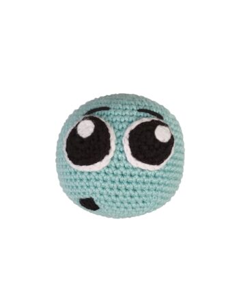 Markapet Kedi Oyuncağı Duygusal Örgü Emoji 7-7 cm Açık Mavi