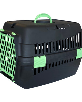 Markapet Lüx Kedi Köpek Taşıma Çantası 32 X 48 X 32 cm Siyah-Yeşil