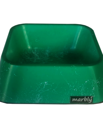 Marbly Yeşil Dalgalı Mermerit Köpek Mama Su Kabı 500 ml
