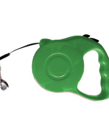 Nunbell Kedi Köpek Otomatik Gezdirme Tasması 15 kg / 3 Metre Yeşil