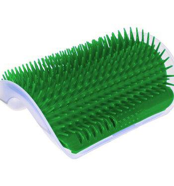 Self Groomer Kedi Otlu Kedi Duvara ve Masaya Monte Kedi Fırçası Yeşil