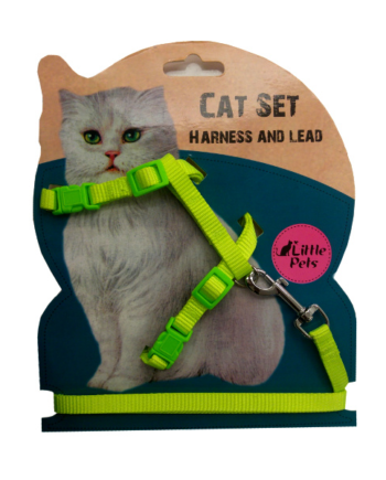 ANS Kedi Göğüs Bel Tasması Yeşil