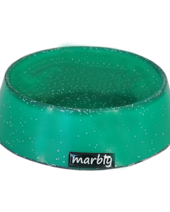 Marbly Yeşil Galaxy Mermerit Köpek Mama Su Kabı 1000 ml